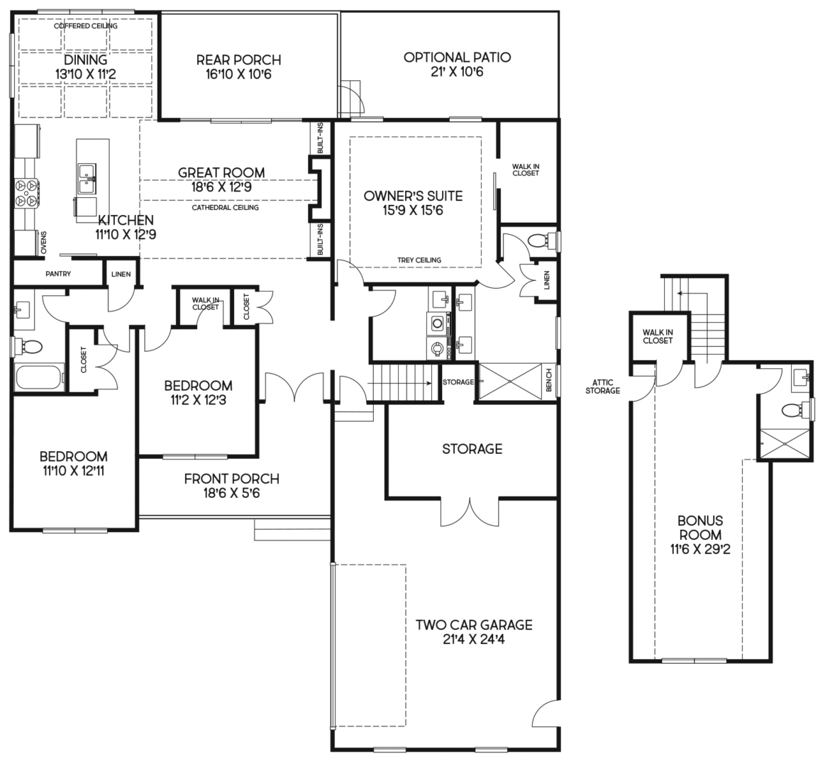 Kirk Pigford Homes Magnolia Plan at Sunset Reach