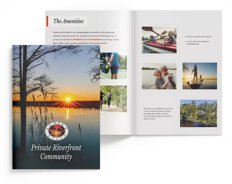Sunset Reach new home community brochure PDF